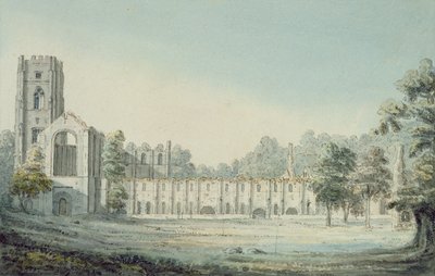 Fountains Abbey by Moses Griffith